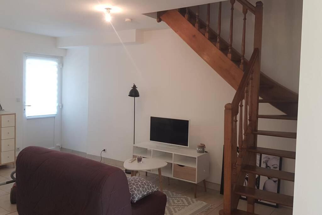 Maison de bourg avec extérieur. Grez-en-Bouere Extérieur photo